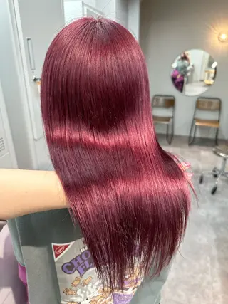 カラー レディースパーマ モデル募集RIKOのヘアスタイル