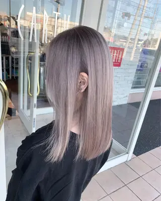セミロング カラー EARTH石巻店 尾形  裕のヘアスタイル