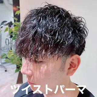 ショート パーマ メンズ メンズ特化美容師 大貫友也のヘアスタイル