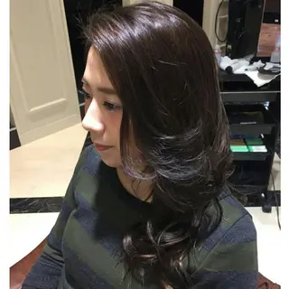 セミロング カラー 髪質改善✨カラー特化 サロン🎨平尾晃一のヘアスタイル