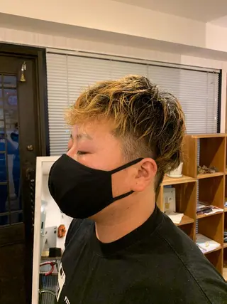 ショート メンズ 笠原 敦司のヘアスタイル