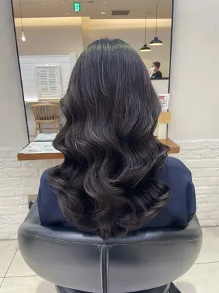 ロング apish パーマ/夏琳🌻のヘアスタイル