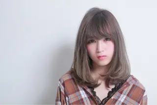 ミディアム カラー ヘアアレンジ 烏丸韓国ヘア🇰🇷 ayaka🎀のヘアスタイル