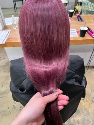 ロング i sのヘアスタイル