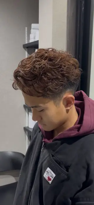 パーマ メンズ 西村 杏のヘアスタイル