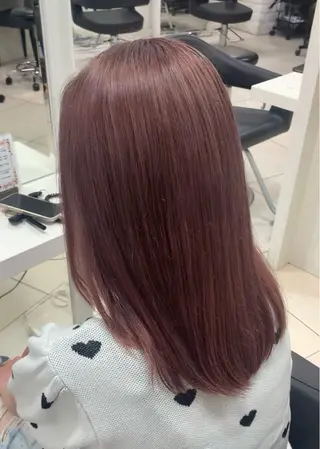 セミロング カラー 🌟 Yumano🌟のヘアスタイル