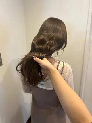 ロング カラー otoha✳︎ くすみ艶カラーのヘアスタイル
