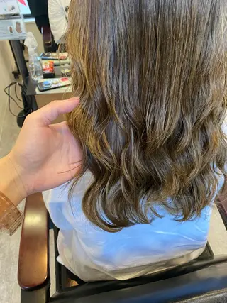 ロング カラー 🟢NEGi🟣 🫧髪質改善のヘアスタイル