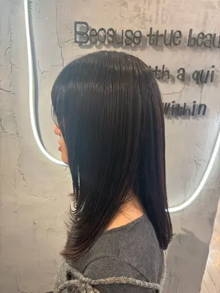 セミロング 💫ヘアケアリスト✨ FU-RIのヘアスタイル