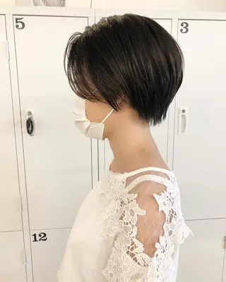 ショート ヘアアレンジ ボブ/ミニボブ/ 立河今日子のヘアスタイル