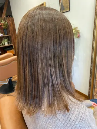 セミロング gatto  nero所属・【似合わせカット 】🦋岩崎 美保🐾のヘアスタイル