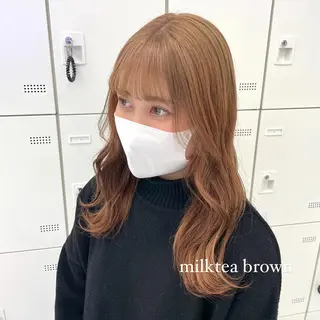 ロング カラー 韓国ヘア🇰🇷🎀 みきのヘアスタイル