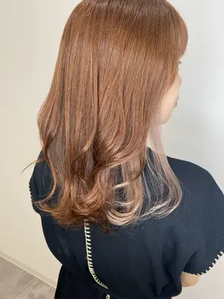 セミロング カラー APPEL hair /岡山のヘアスタイル