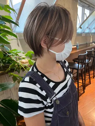 ショート カラー ハイライトNo.1☆ ゆうのヘアスタイル