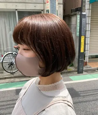 ショート カラー Chlan岡本 坂本のヘアスタイル