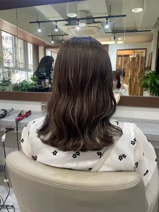 ミディアム 韓国風パーマ/ヘア セット/店長みづきのヘアスタイル