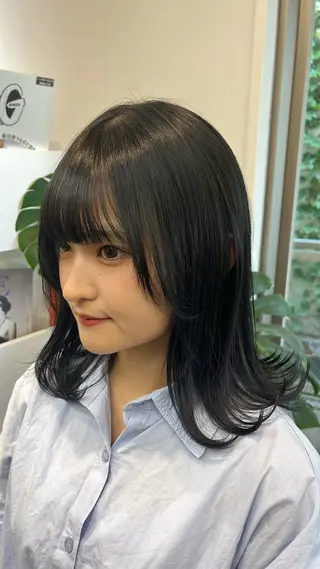 ミディアム 原宿ブリーチカラー /三藤みさきのヘアスタイル