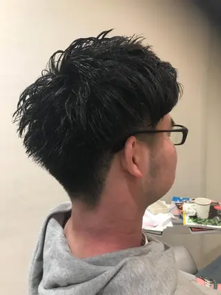 ショート カラー パーマ ヘアアレンジ メンズ キッズ ネイル マツエク・マツパ EnBlesS西宮 マンツーマン神道有基のヘアスタイル