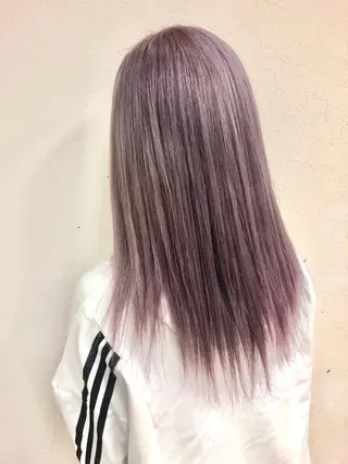 カラー ダブルスキルエクステ /羽エクステ白石宇由のヘアスタイル