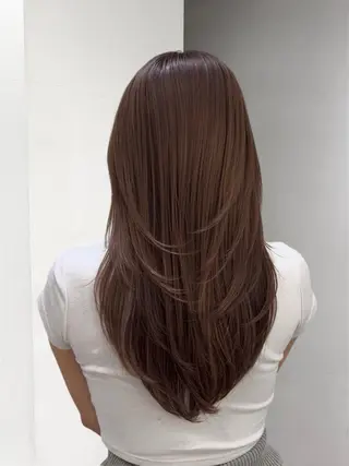 ロング 韓国ヘア×2way 🇰🇷和知拓郎のヘアスタイル