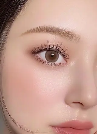 マツエク・マツパ 韓国風🤍 イワサキ　リコ🍒のヘアスタイル