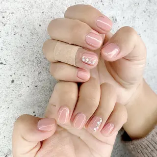 ミディアム カラー パーマ ヘアアレンジ メンズ キッズ ネイル マツエク・マツパ Salon Ｋのネイルデザイン