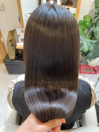 ロング パーマ 高尾 成紀のヘアスタイル