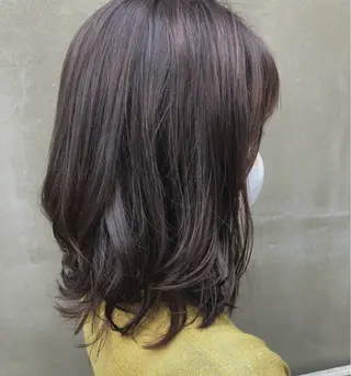 ミディアム カラー かわの ひとしのヘアスタイル