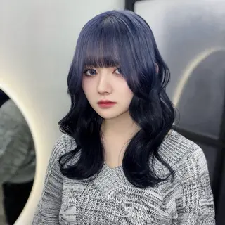 ロング カラー Ren. 🦋デザインカラーのヘアスタイル