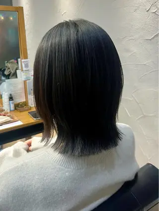 ミディアム 遠藤 朱郁のヘアスタイル
