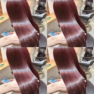 ロング カラー レイヤー×ブリーチ ×エクステ💫ひかるのヘアスタイル