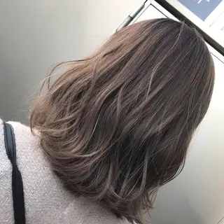 ミディアム カラー 髪質改善will hairdesignのヘアスタイル