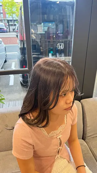 ロング カラー haruna🌼 暖色♡透明感カラー♡のヘアスタイル