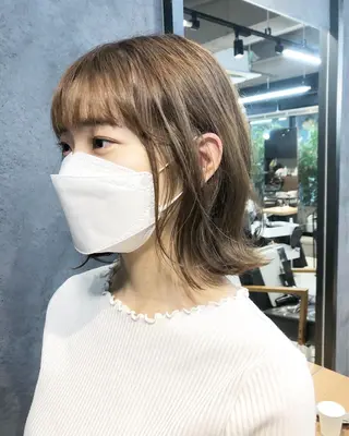 ミディアム カラー ヘアアレンジ メンズ特化✂️栗原 侑也のヘアスタイル