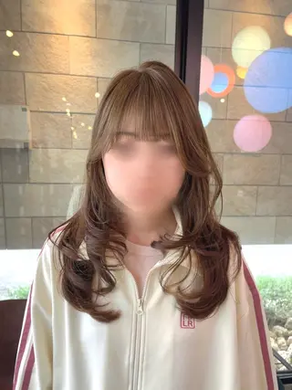 ロング カラー haruka ♡レイヤー/透明感のヘアスタイル