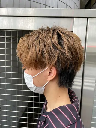 ショート メンズ 【メンズ縮毛矯正】 田中秀斗のヘアスタイル