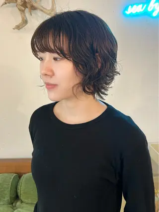 パーマ Seaby / 木上 綾菜のヘアスタイル