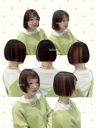 ショート ai / Lond idealのヘアスタイル