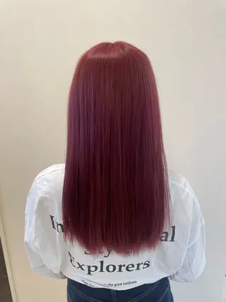 ロング カラー 伊藤 綾のヘアスタイル