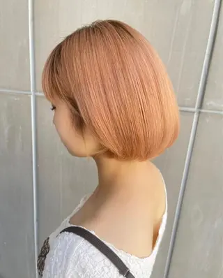 ショート カラー かめい りなのヘアスタイル