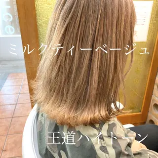 ミディアム カラー ✨髪質改善専門店✨ QOLU✨のヘアスタイル
