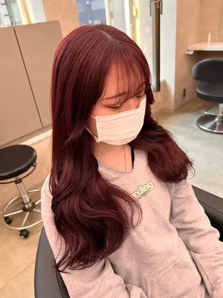ロング カラー 💖札幌カラー 指名No.1💖玲奈のヘアスタイル