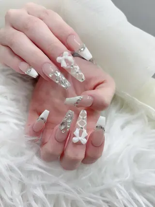 ネイル K.bi_nail ネイル長さ出し専門店のネイルデザイン