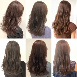 カラー 💖ブリーチなし透明 感💖ASAHIのヘアスタイル