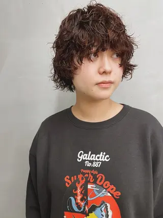 ショート カラー センスをお届けします 大谷将生infpのヘアスタイル