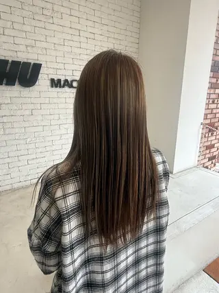 ロング カラー いしはま ななかのヘアスタイル