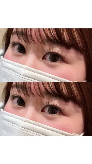 マツエク・マツパ Miyuu🎀カラー ・束感マツエク👀✨のマツエク・マツパデザイン