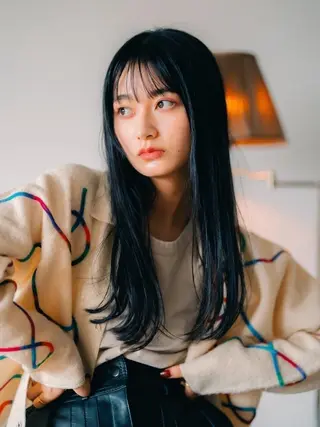 ロング カラー 統括店長/ヤマモト ユウトのヘアスタイル