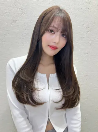 ロング カラー 韓国ヘア×髪質改善 /yoshikaのヘアスタイル