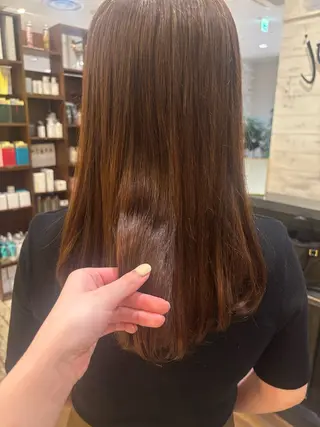 ロング 艶髪໒꒱／透明感 カラー🍀_そら🪽のヘアスタイル